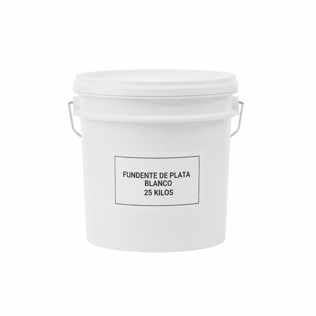 FUNDENTE DE PLATA BLANCO
